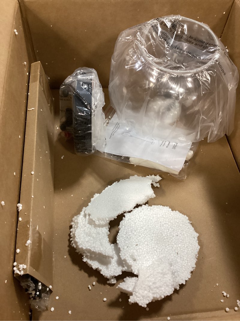 Condition photo showing Good Condition for edishine modern pendant lights kitchen island 1  pack, hanging light fixture with clear glass globe shade, hardwired matte black adjustable metal rod for bathroom, dining room, bedroom black 2 pack