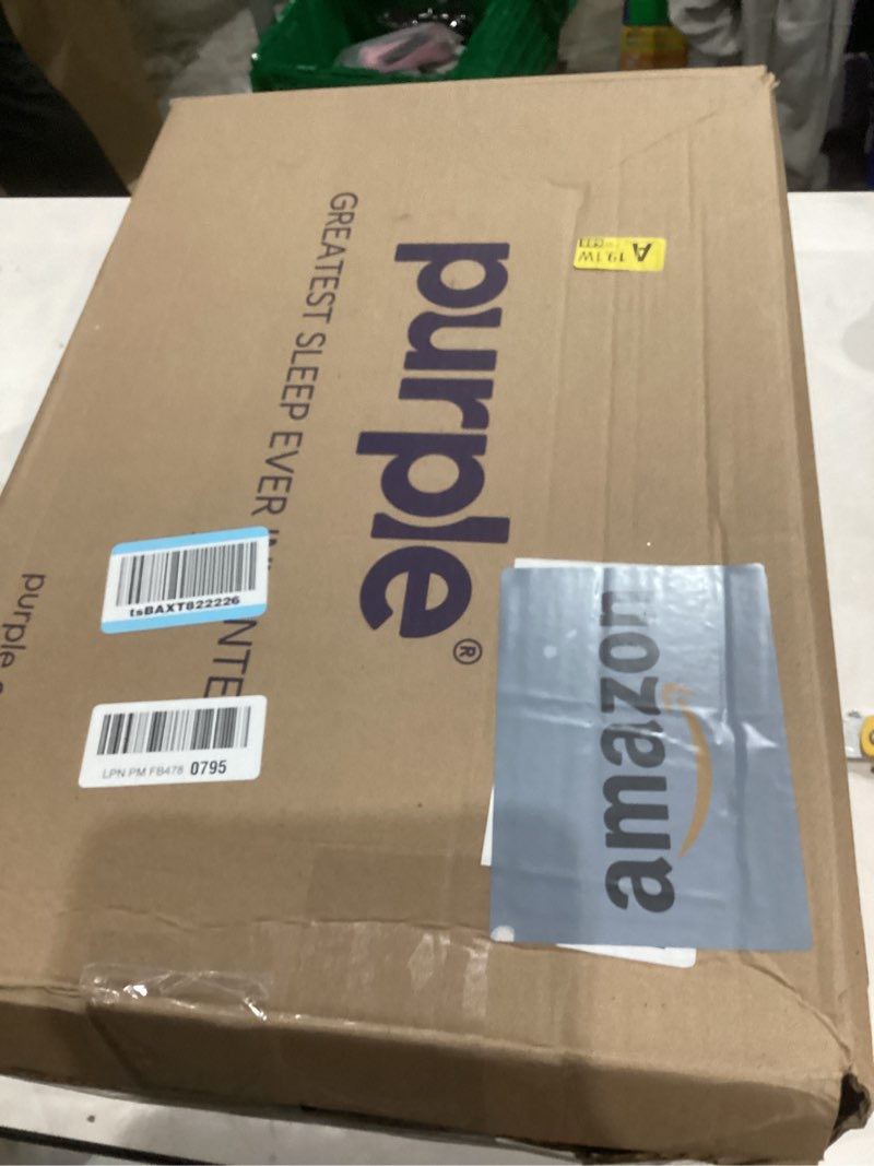 Condition photo showing As Is for Purple DreamLayer Pillow - Standard Size, Multi-Layered GelFlex Grid & MicroAir Foam for Support & Pressure Relief - Customizable Height with Removable Foam Booster Layers