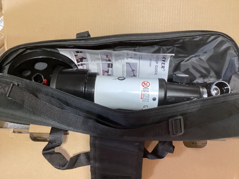 Condition photo showing Good Condition for gskyer telescope, 70mm aperture 400mm az mount astronomical refracting telescope for kids beginners - travel telescope with carry bag, phone adapter and wireless remote.