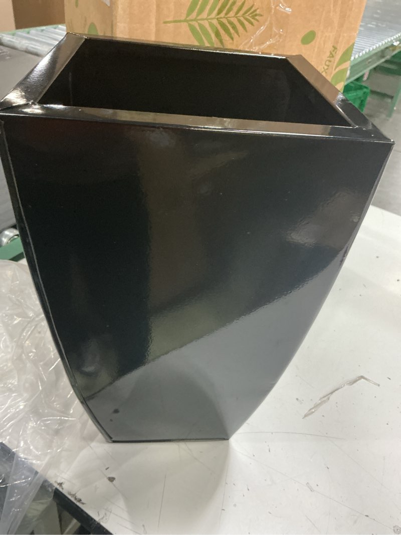 Condition photo showing Good Condition for vertical planter pots medium size for indoor and outdoor plants (height =24 x width = 14 x breadth = 14 cm; black)