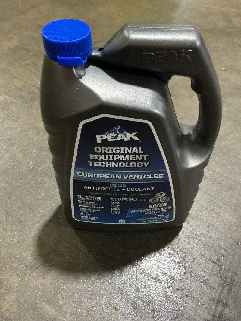 Condition photo showing Good Condition for peak® original equipment technology antifreeze + coolant for european vehicles - blue