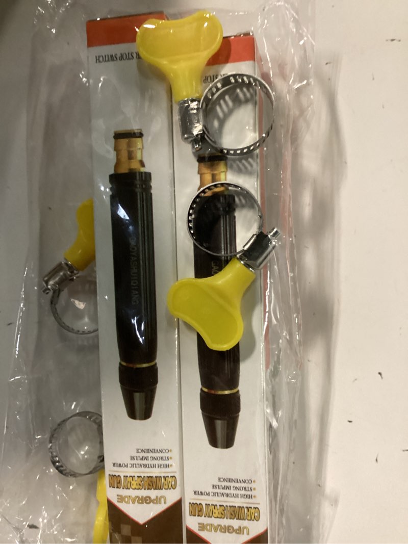 Condition photo showing New/Like New for 2pcs home high-pressure car wash water gun441
