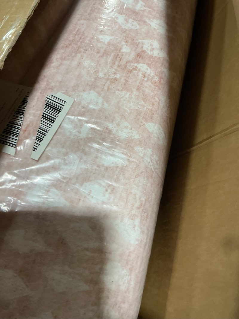 Condition photo showing Good Condition for Pink Boho 8x10 Area Rugs for Nursery Playroom Soft Rugs for Living Room Bedroom Dining Room Washable Non Slip Cozy Neutral Rug for Kids Baby Girl Princess Toddler Boho-pink 8' x 10' (Rectangular)
