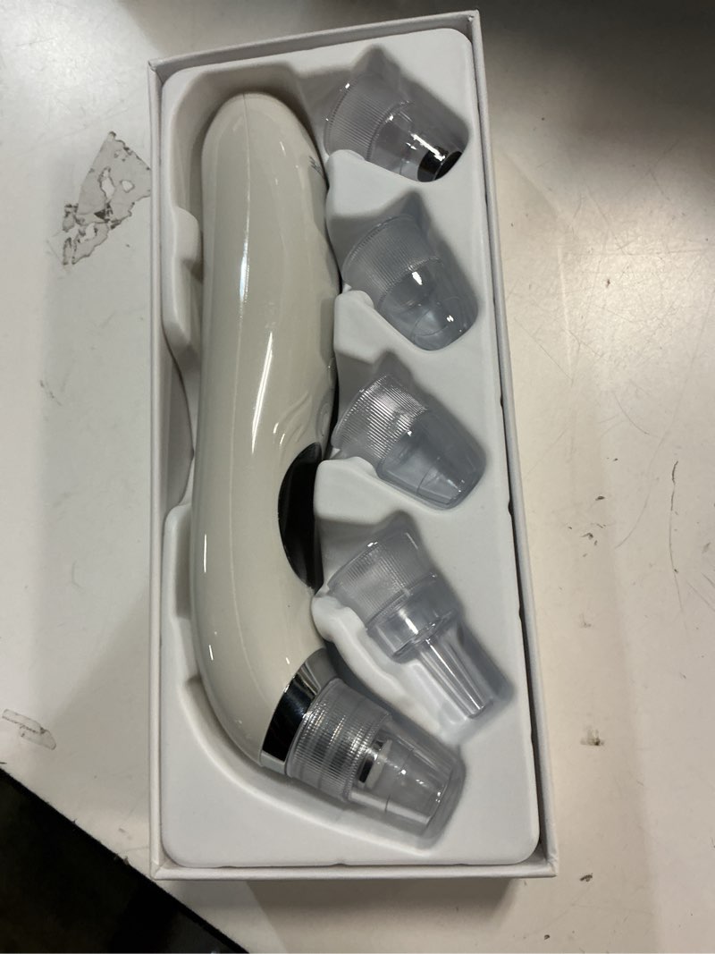 Condition photo showing Good Condition for blackhead remover pore vacuum, upgraded black head remover for face, electric acne comedone whitehead extractor tools-5 suction power, 5 probes, usb rechargeable pimple popper tool kit silver
