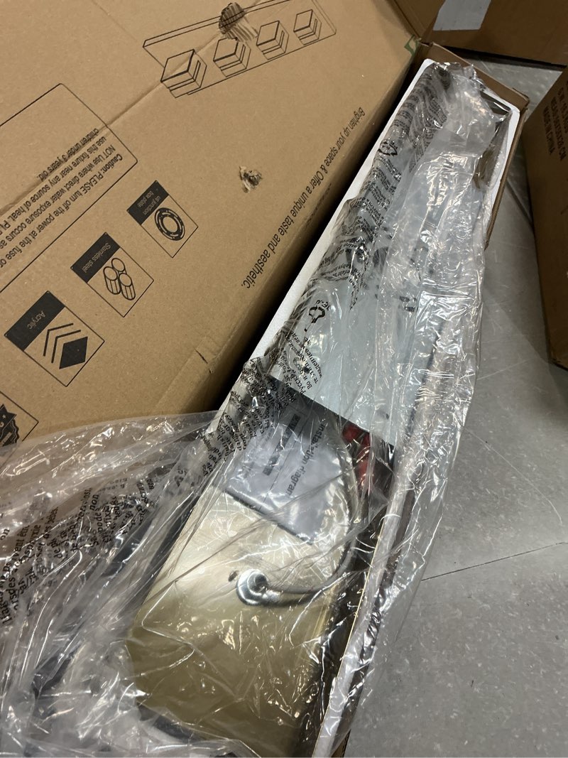 Condition photo showing Good Condition for SineRise LED Modern Bathroom Vanity Light Fixtures (4-Light, 30-Inch, Dimmable),Brass Modern Acrylic Bathroom Wall Lighting Fixtures Over Mirror (Cool White 6000K) 4-Light, 30-Inch Brass- Dimmable