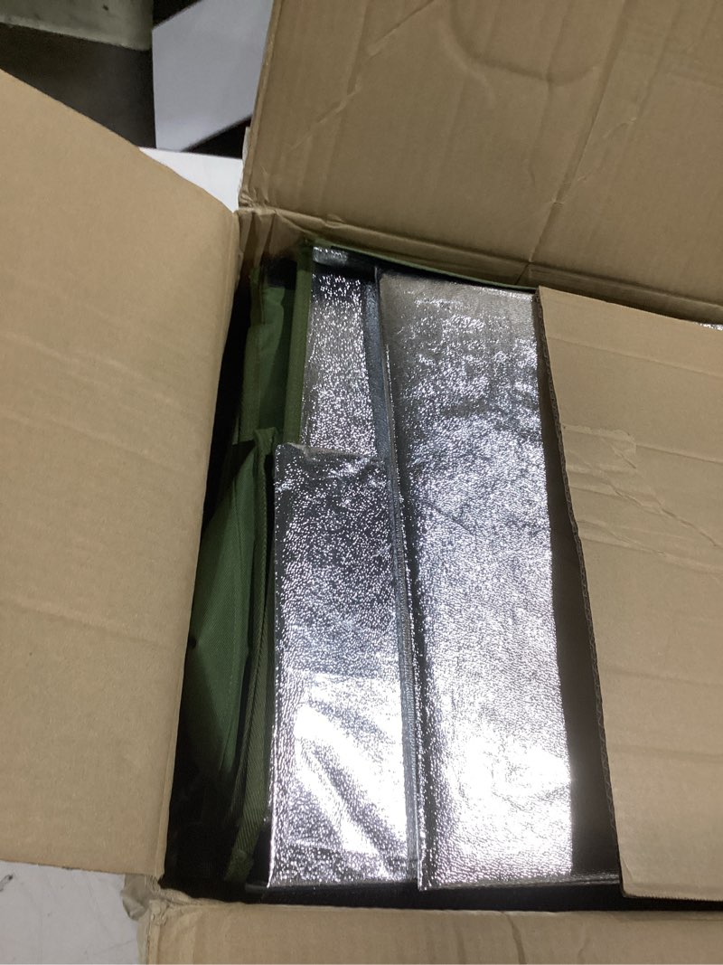 Condition photo showing Good Condition for Extra-Large Heated Outdoor Cat House Shelter – Weatherproof & Insulated Feral Stray Cat Shelter with Safe Heating Pad, Elevated Waterproof Winter Outside Cat Home with Escape Door– Green