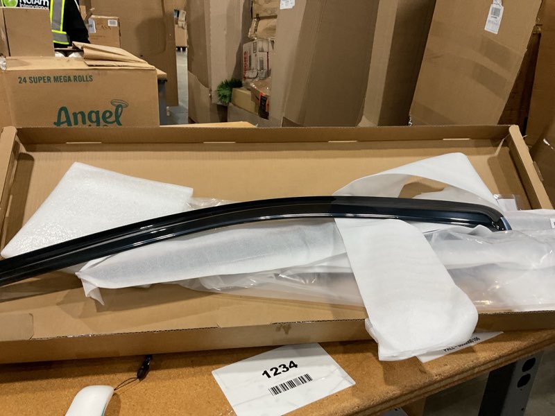 Condition photo showing New/Like New for window visors rain guards shield for jeep renegade 2015-2024, out-channel window vent wind deflectors visors shades for 15-24 renegade ? (glossy black) yichi-546-waitie-liangheise