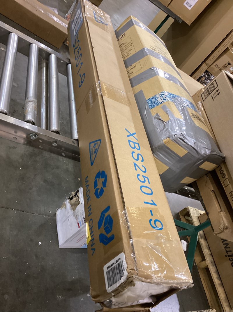 Condition photo showing As Is for Twin-Box-Spring, 9 inch Metal Twin-Size Box-Spring Only, Heavy Duty Box Spring Twin with Fabric Cover, Easy Assembly, Non Slip, Noise Free Twin 9.0 Inches