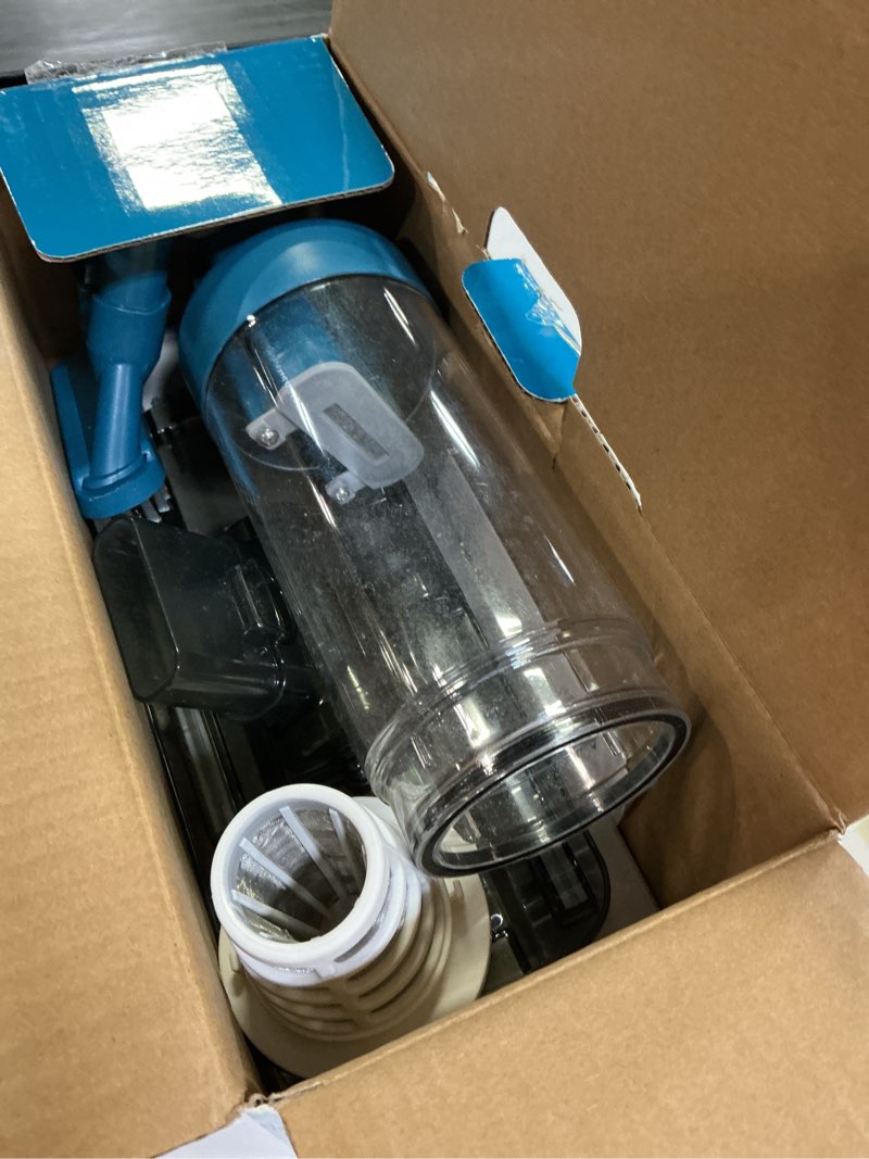 Condition photo showing As Is for project source 11-in handheld pool vacuum