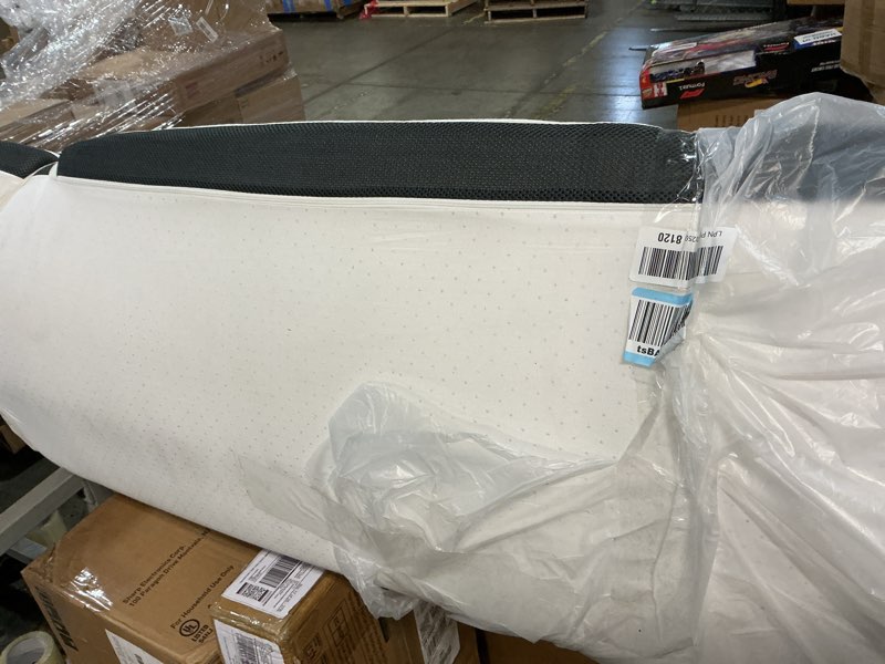 Condition photo showing As Is for Extra Firm Mattress Topper Queen: 3 Inch High Density Mattress Pad, Extra Support for Pain Relief Bed Topper, Breathable Washable Cover with Anti-Slip Straps, CertiPUR-US Oeko-Tex Certified 80x60