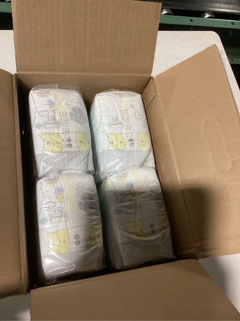 Condition photo showing New/Like New for Pampers Swaddlers Diapers, Size 0 (up to 10 lbs), 84 Count, Absorbent, Keeps Baby Dry and Comfortable, Skin Safe Disposable Baby Diaper (Packaging May Vary) Newborn 84