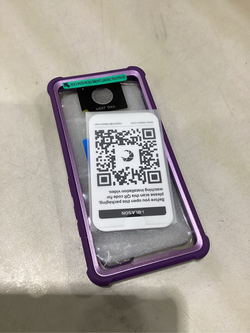 Condition photo showing Good Condition for i-Blason Ares Series Designed for Samsung Galaxy S20 FE 5G Case (2020 Release), Dual Layer Rugged Clear Bumper Case with Built-in Screen Protector (Purple)
