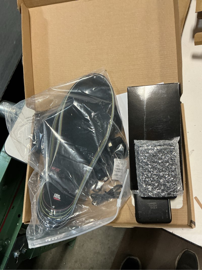 Condition photo showing Good Condition for KEMIMOTO Smart Heated Insoles with 5000mAh Battery & APP Control, 3-Temperature Adjustable Rechargeable Foot Warmers for Men and Women, Full-Foot Heating & Cut-to-Fit Design for All Shoes