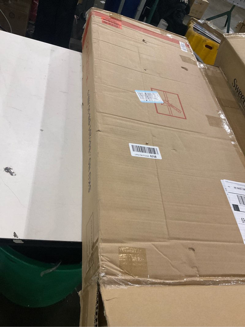 Condition photo showing As Is for HOMISSUE Bookshelf, 3-Tier Rustic Short Bookshelf, Industrial Shelf Bookcase with Engineered Wood Shelves, Low Bookcase with Storage, Small Shelf for Living Room, Bedroom and Office, Rustic Brown