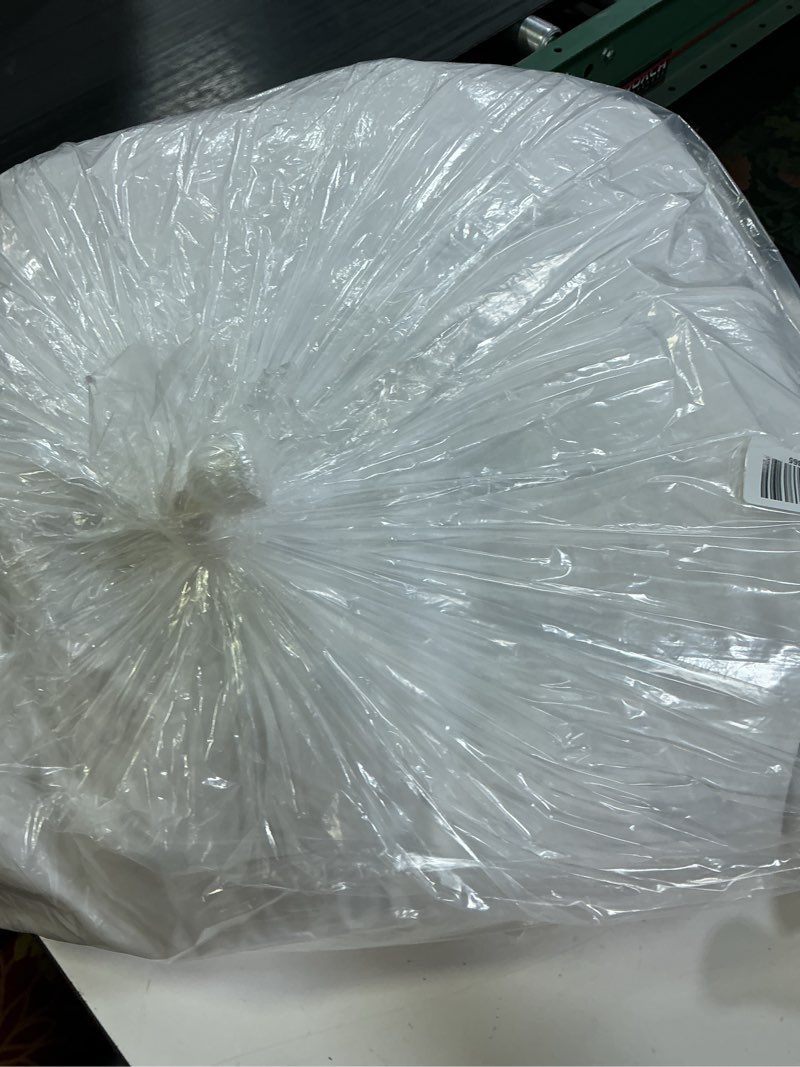Condition photo showing As Is for premium feather pillow insert, 26x26, no color