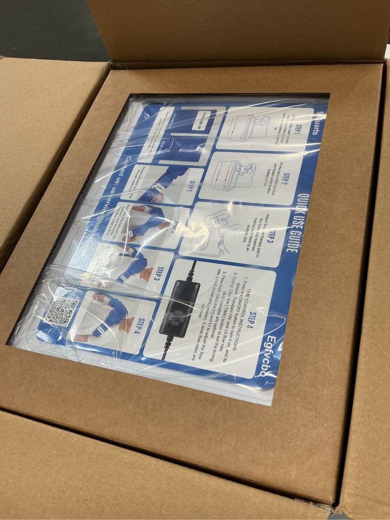 Condition photo showing New/Like New for Shoulder Ice Machine Rotator Cuff Cold Therapy, Ice Machine for Shoulder After Surgery Post-Surgery Care, Timer, Compression Pad 9-Quart Shoulder pad 9-Quart