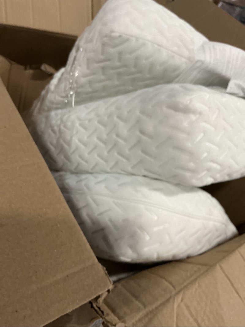 Condition photo showing Good Condition for BABELIO Ergonomic Zoning Crib Mattress Dual-Sided Memory Foam Waterproof 6" Thick Toddler Mattress with Zipper Cover, Fits Standard Crib Crib Mattress CloudZone