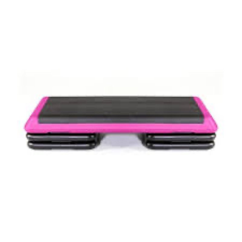 The Step Health Club Size Platform With four (4) Original Risers - Pink