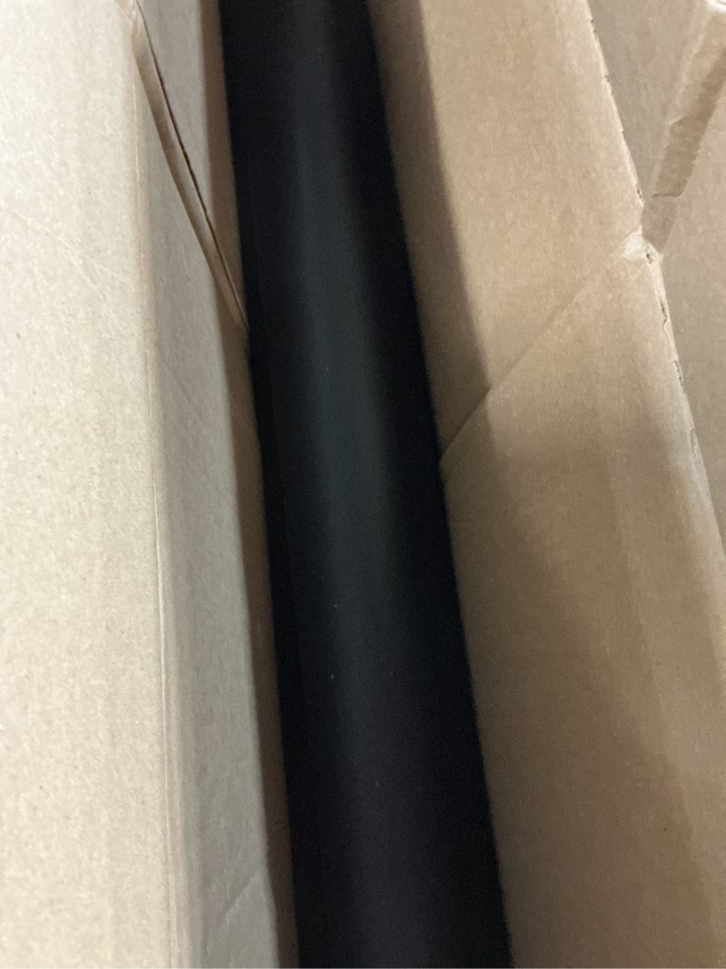 Condition photo showing As Is for OstepDecor Black Table Protector 36 x 72 Inch, 1.5mm Thick Plastic Table Cover Protector, PVC Table 