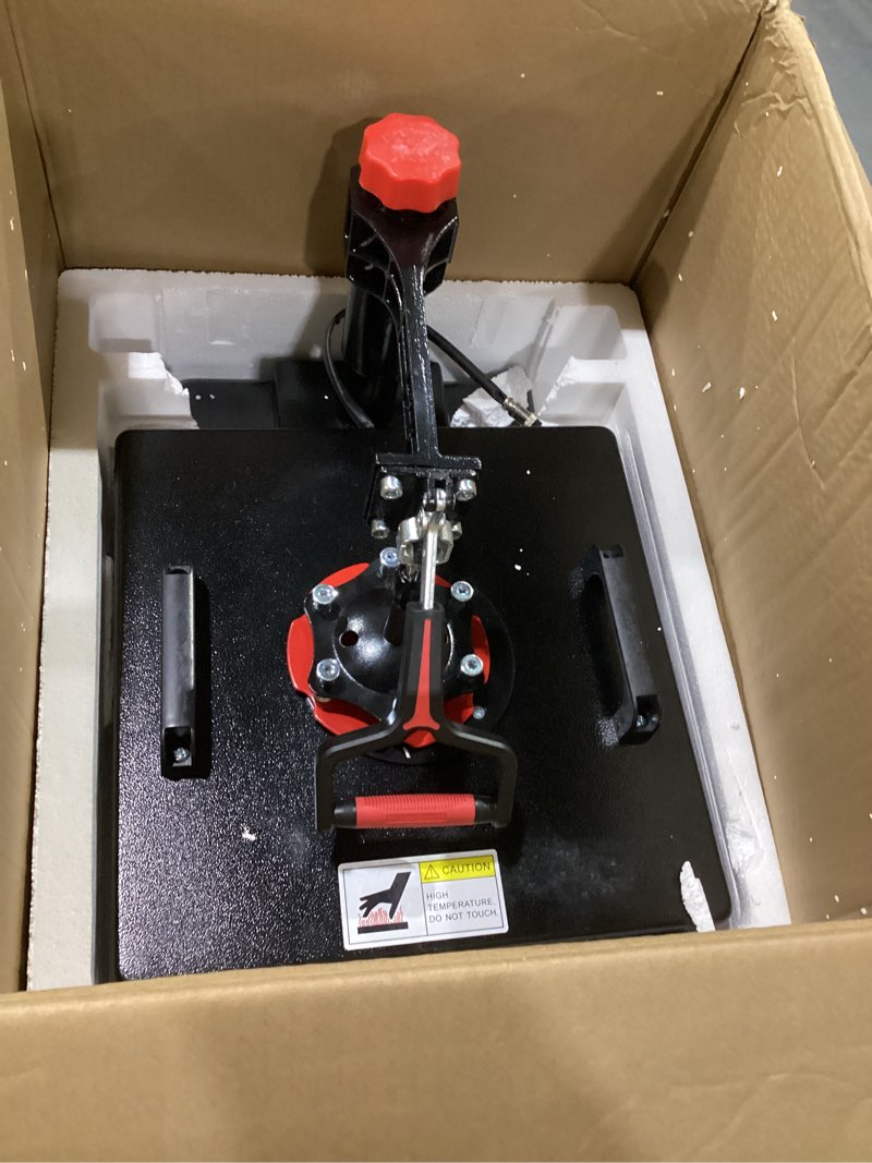 Condition photo showing Good Condition for oiiee heat press machine 5 in 1 combo heat press 15 x 15 inch heat transfer machine 360-degree swing away digital shirt printing multi-function heat transfer sublimation for t shirts mug hat plate cap