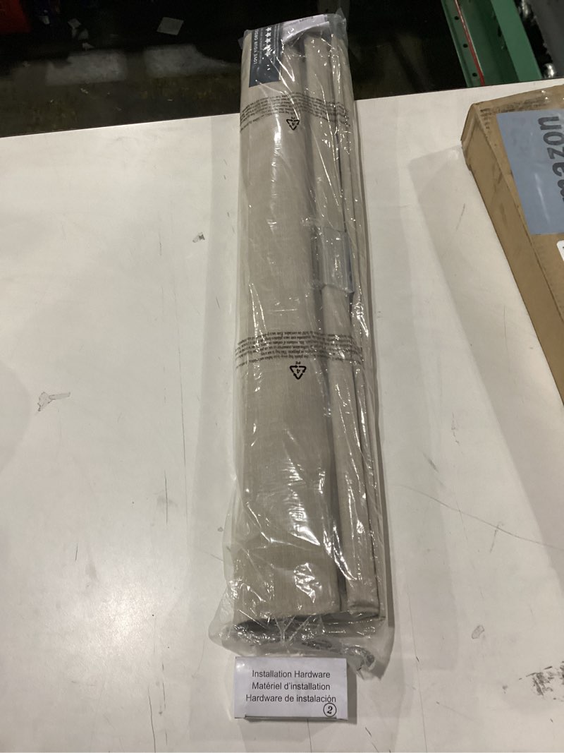 Condition photo showing New/Like New for CHICOLOGY Roman Shades for Windows , Window Treatments , Roman Shades , Roman Window Shades , Room Darkening Shades , Window Shades , 27" W X 72" H , Belgian Flax (Privacy & Light Filtering) Belgian Flax (Privacy & Light Filtering) 27"W x 72"H