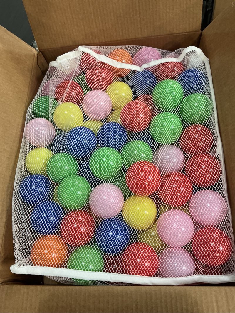 Condition photo showing Good Condition for Click N' Play Ball Pit Balls for Kids, Plastic Refill Balls, 200 Pack, Phthalate and BPA Free, Includes a Reusable Storage Bag with Zipper, Bright Colors, Gift for Toddlers and Kids Bright 200 Count