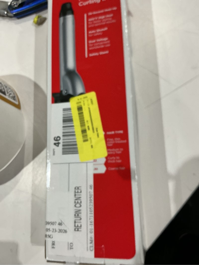 Condition photo showing Good Condition for revlon perfect heat 1" triple ceramic curling iron, black
