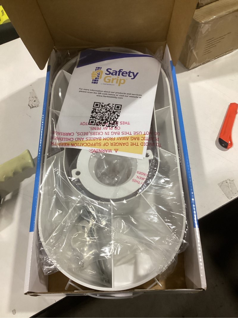 Condition photo showing As Is for Toilet Riser - 3.5" High Toilet Riser Base for Handicap and Elderly, Extra Tall Toilet Seat Elevator, 500 lb Capacity, Easy Install Toilet Seat Riser, Compatible with Standard Toilets TV300