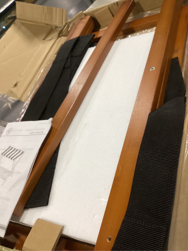 Condition photo showing Good Condition for Bamboo Luggage Rack for Guest Room, Wide Suitcase Stand with Storage Shelf, Folding Luggage Stand Holder for Bedroom Hotel, 26.77" Thickened Luggage Rack for Suitcases, Brown