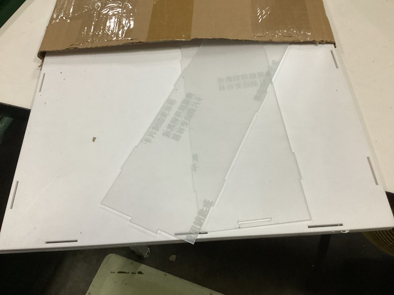 Condition photo showing Good Condition for meccanixity acrylic display case box clear dustproof protection showcase 16.1x14.1x4.3 inch for collectibles display