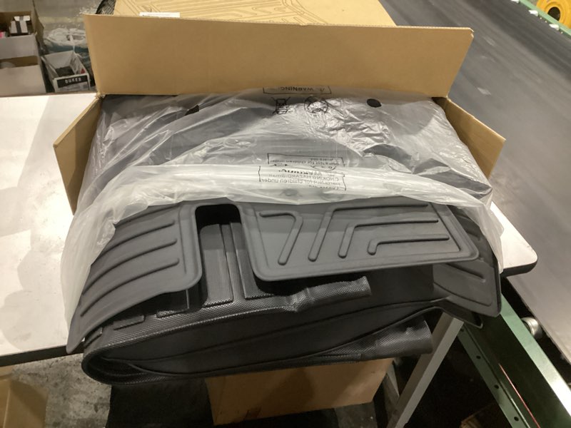 Condition photo showing New/Like New for gorware tesla model 3 floor mats, all-weather floor mats fit model 3 2022 2021 2020 2019 2018 2017, 3d full set liners waterproof anti-slip trunk front rear cargo mat car floor mats