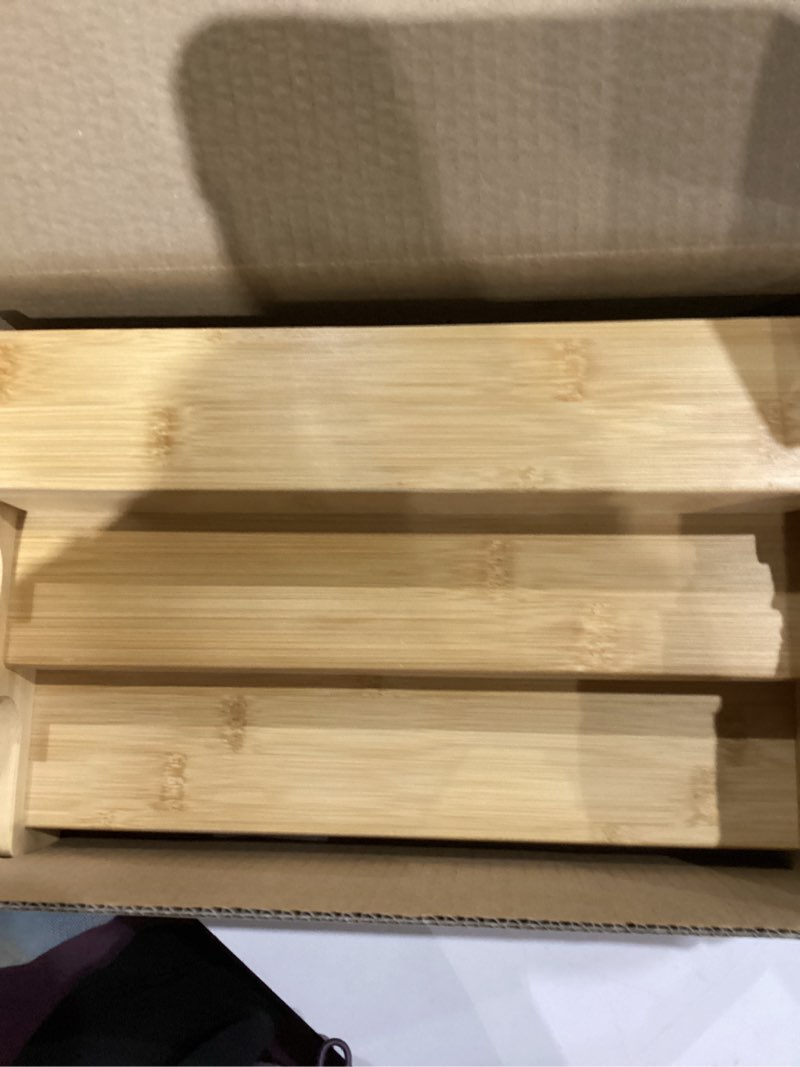 Condition photo showing Good Condition for Spice Rack Kitchen Cabinet Organizer- 3 Tier Bamboo Expandable Display Shelf Yellow