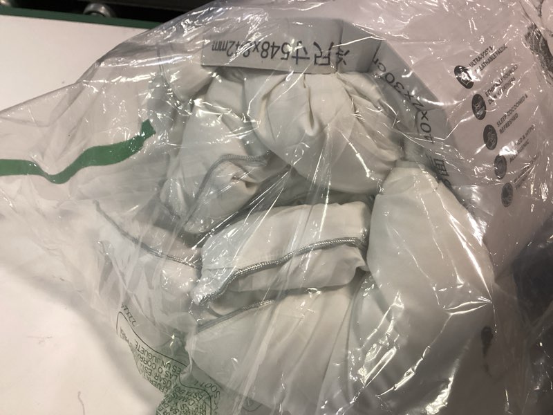 Condition photo showing Good Condition for APSMILE Hotel Quality Feathers Down Fiber Comforter Oversized Queen Size, Fluffy Duvet Insert for All Season, Luxury Feather Duvet with 8 Corner Tabs (White,98"×98") Oversized Queen White/All Season