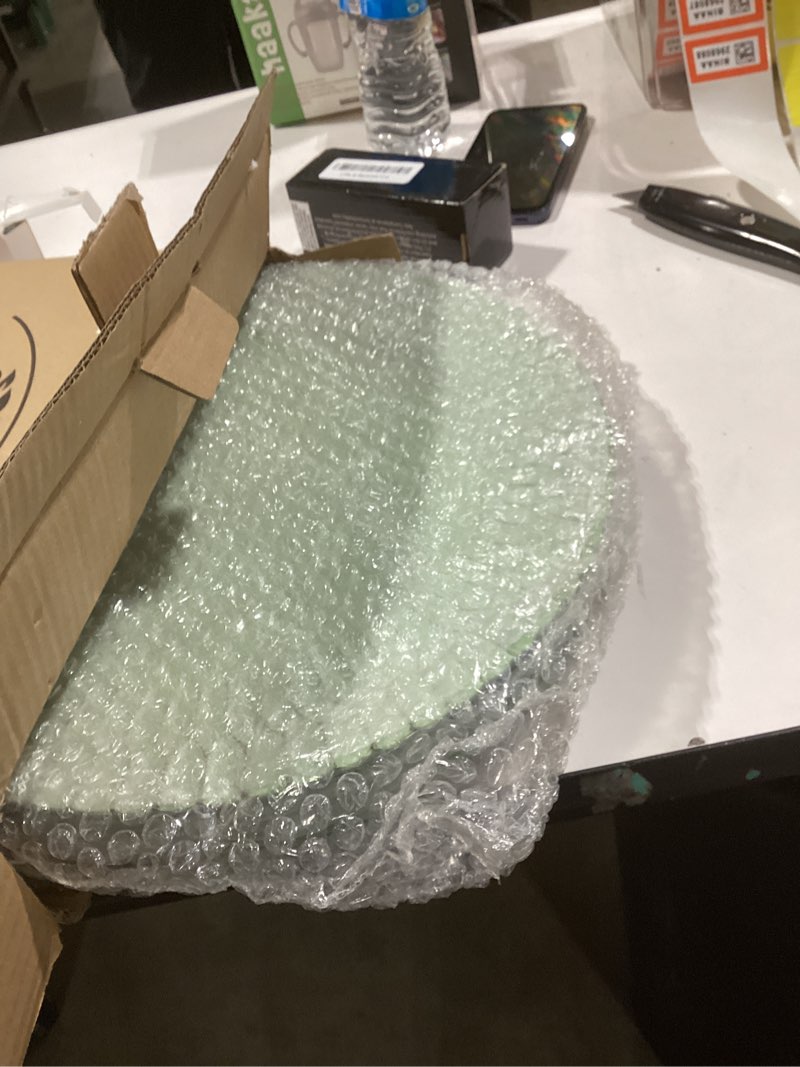 Condition photo showing Good Condition for green charger plates set of 12, 13" plastic chargers for dinner plates, thanksgiving, christmas party banquet serveware supplies 12 omxw12gr