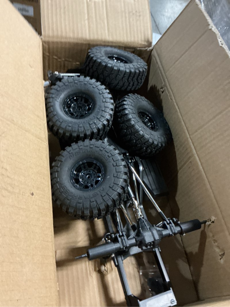 Condition photo showing Good Condition for 1/10 rc crawler 313mm chassis kit with 2-speed gearbox, nylon frame, 35t 550 motor & axles, compatible with scx10, trx4, and d90 – diy assembly kit diy+axles+wheels