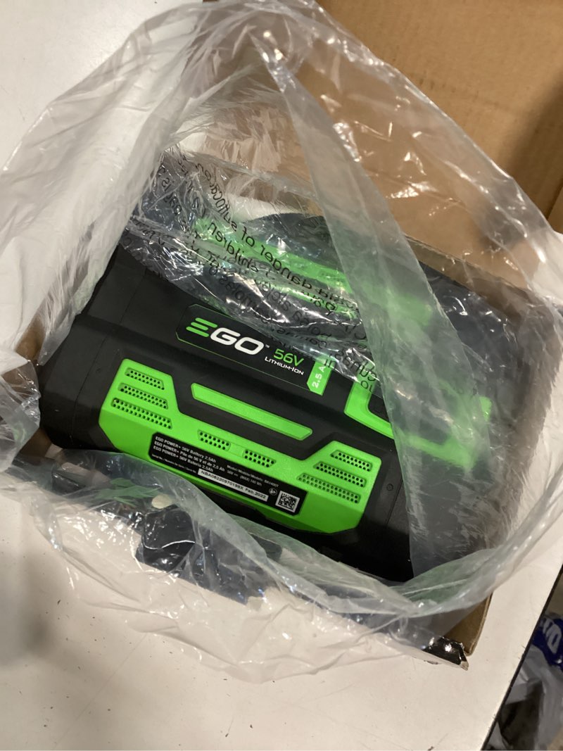 Condition photo showing New/Like New for ego power+ 56 -volt, 2.5 ah 1 -pack lithium ion (li-ion) battery