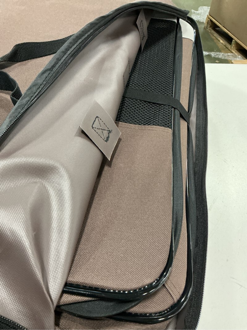 Condition photo showing Good Condition for DONORO Dog Playpen 46" Portable Pet Play Pens for Small Medium Dogs, Foldable Exercise Kennel Tent Crate Indoor/Outdoor Travel Camping, Removable Top/Bottom (Brown, Large (46"x46"x23"), 8) Brown 8 Large (46"x46"x23")