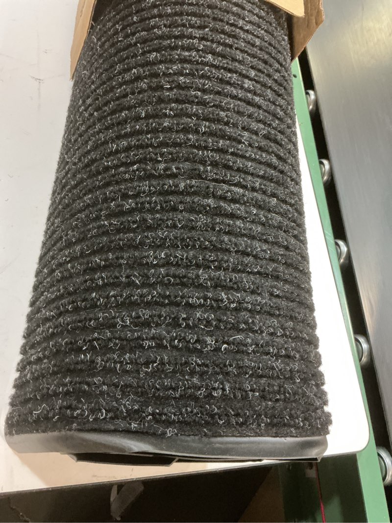Condition photo showing Good Condition for Notrax 109 Brush Step Carpeted Indoor/Outdoor Entrance Mat for Home or Office, 3' X 10', Absorbent Slip Resistant Heavy Duty Entry Mat, Charcoal, 109S0310CH 3' x 10' (Rectangular) Charcoal Solid