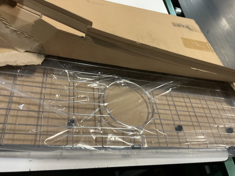 Condition photo showing New/Like New for VEVOR 27.5”x13.5” Stainless Steel Sink Protector Grid Rear Drain Sink Grates