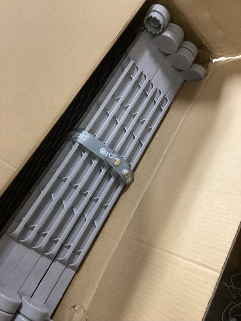 Condition photo showing Good Condition for Regalo Plastic 192-Inch Super Wide Adjustable Baby Gate and Play Yard, 4-in-1, Bonus Kit, Includes 4 Pack of Wall Mounts Gray