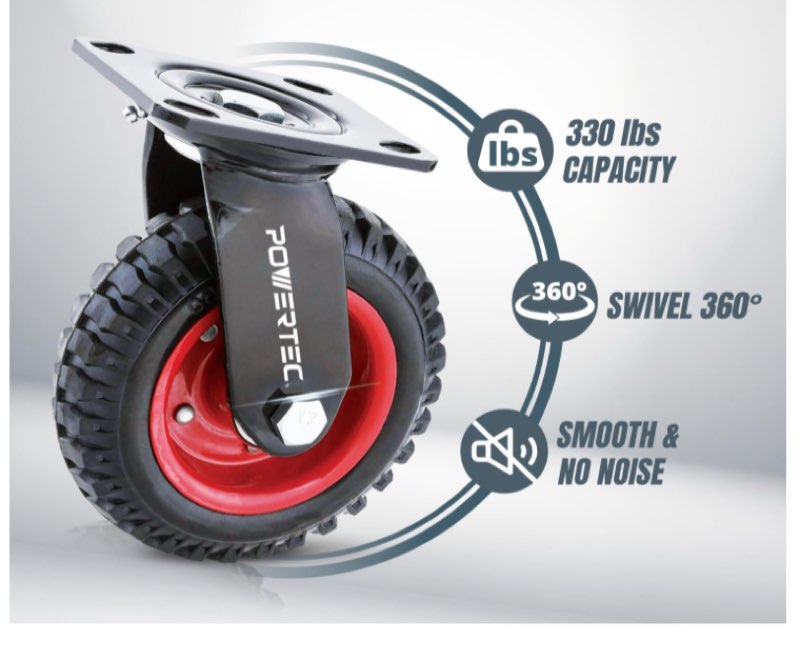 Trolley tires set of 2