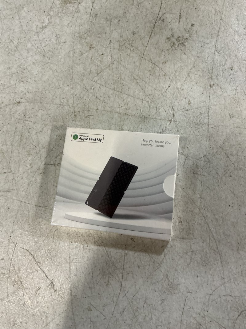 Condition photo showing New/Like New for 2025 [apple mfi certified] (ios only) bluetooth tracker smart card for apple find my iphone wallet gps tracker, 5-10 years staying power, keys finder and item locator for keys, bags, passport 4 pack
