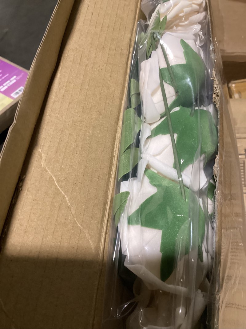 Condition photo showing Good Condition for TaoBary 2 Sets Wedding Balloon Column Stand Kit with 122 Rose Gold Balloons Artificial Rose Flowers with Stems Leaves Adjustable Balloon Tower Stand with Bases for Xmas Bridal Shower Birthday Decor