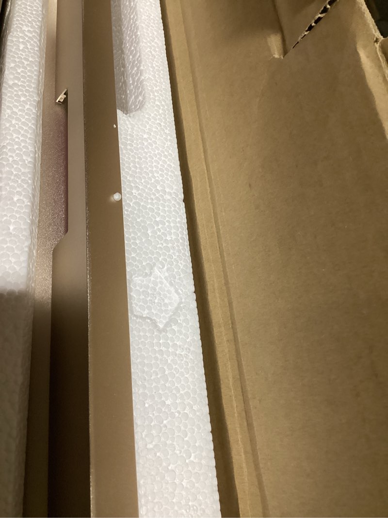 Condition photo showing Good Condition for possibly used samsung 75\" the frame customizable bezel (2026 model), magnetic, easy installation, vg-scfh75sgmza, sand gold metal 75 inch gold (metal)