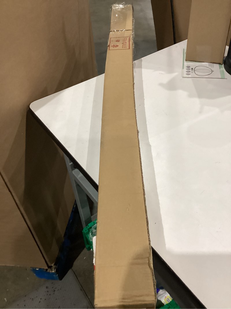 Condition photo showing New/Like New for EXCLUSIVE HOME Rings 1" Curtain Rod and Coordinating Finial Set, Matte Silver, Adjustable 36"-72" Matte Silver 36"-72"