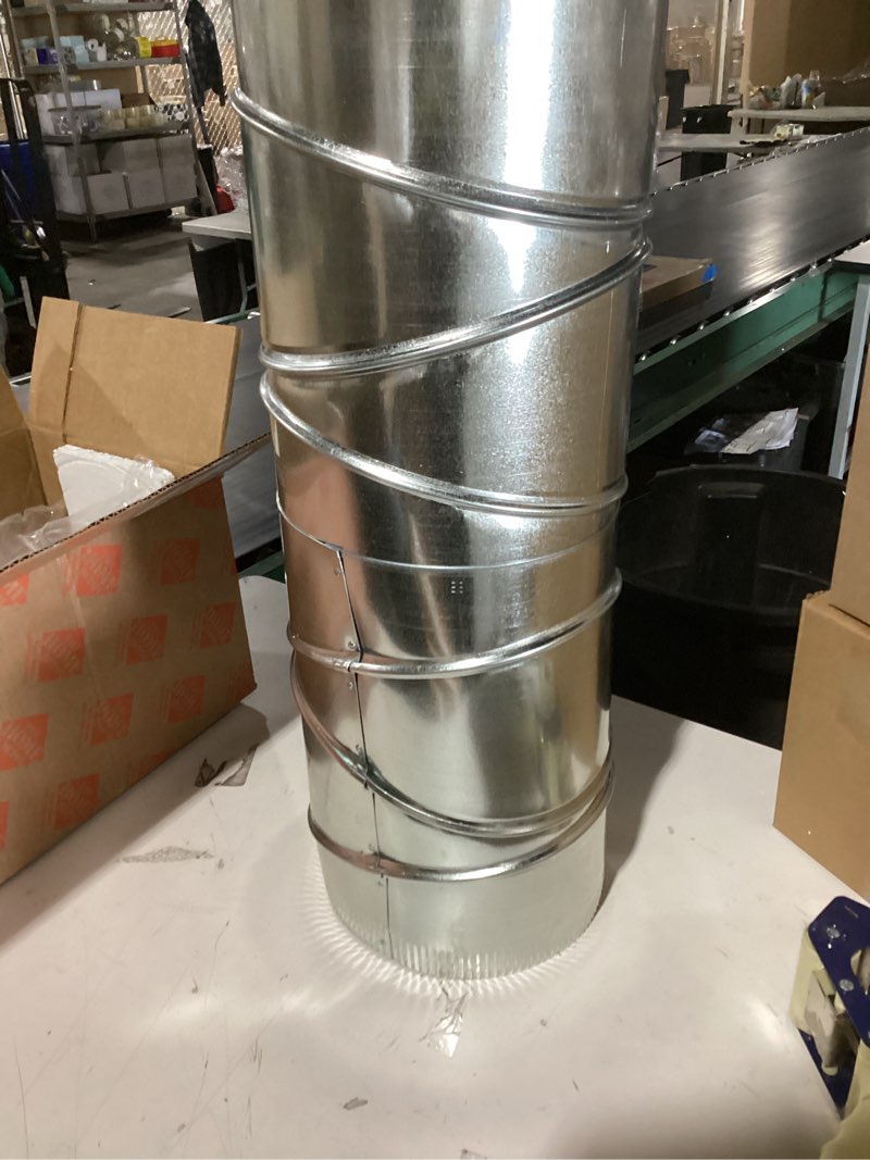 imperial 3-in 26 gauge galvanized steel round adjustable 90 degree duct elbow