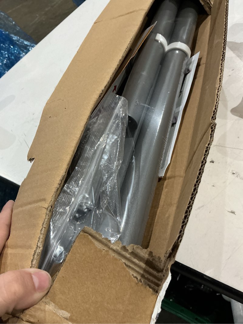 Condition photo showing New/Like New for tension curtain rod, 51-126 inch,spring shower tension curtain rod, closet rod, for windows or shower, easy to install, no drilling, no rust, for bathroom, rod diameter 1.26 inches, grey,umimile