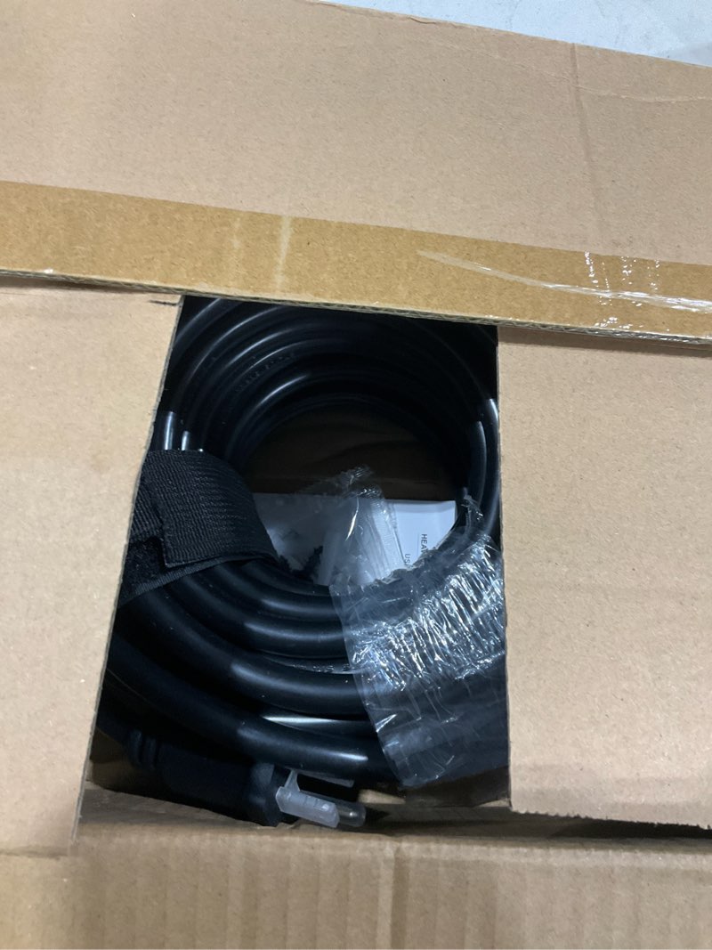 Condition photo showing Good Condition for cccei 12 gauge long extension cord, individual switches, yellow, 50ft. | multiple outlets, heavy duty surge protector power strip, outdoor, grounded, appliance, garage wall mount plug extender. yellow 50ft