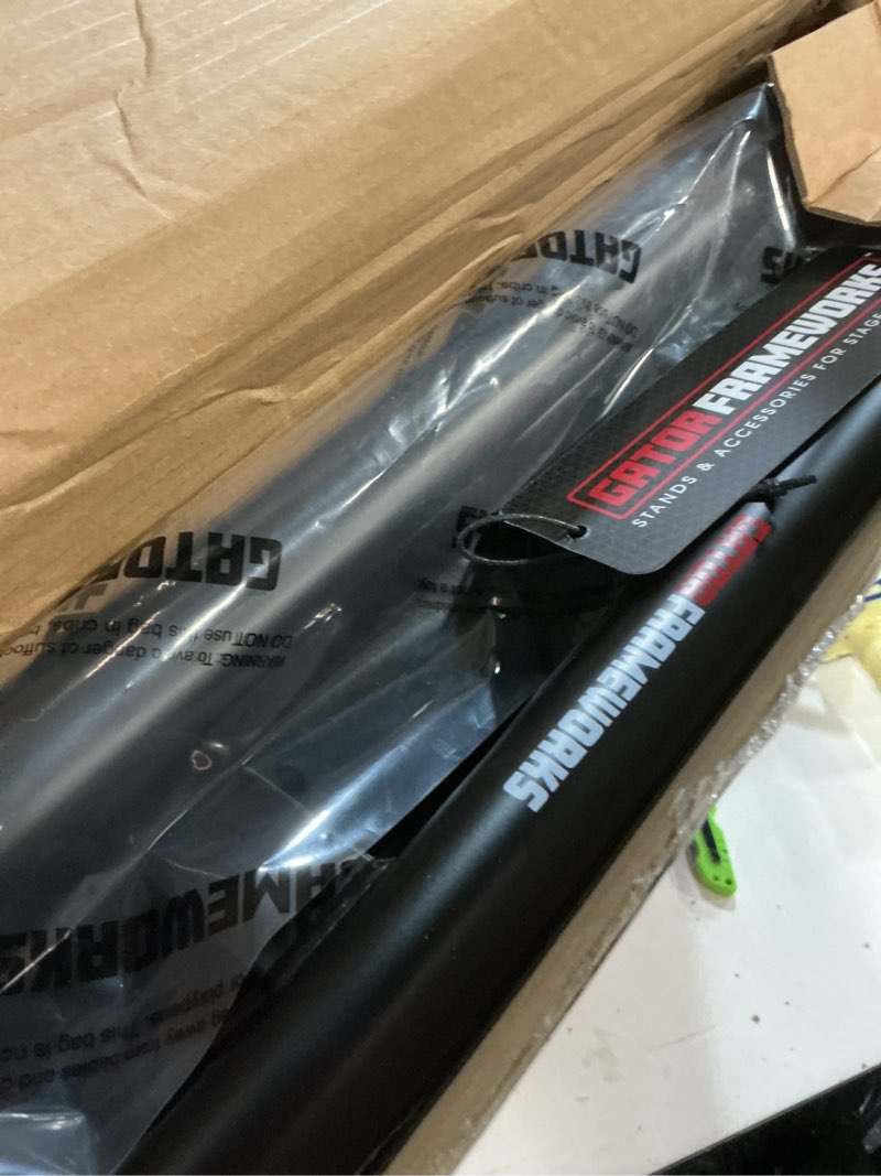 Condition photo showing New/Like New for gator frameworks adjustable guitar amp stand, fits most combo amplifiers (gfw-gtr-amp) mid profile stand