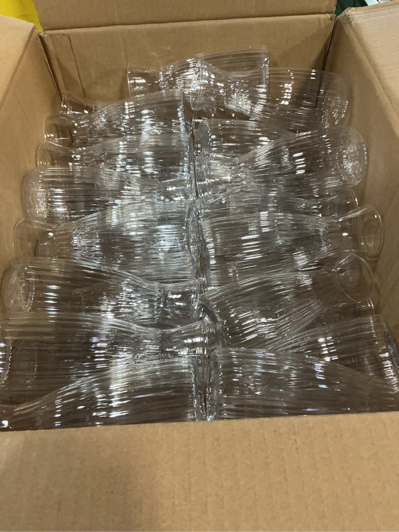 Condition photo showing Good Condition for ninehaoou 80 pcs plastic bud vases in bulk small clear flowers vases for centerpieces wedding decorations home banquet formal dinners party table decor, 2.64 x 6.69 inch